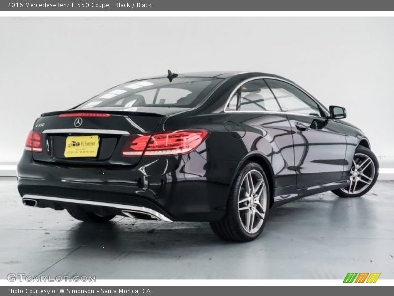 Black / Black 2016 Mercedes-Benz E 550 Coupe