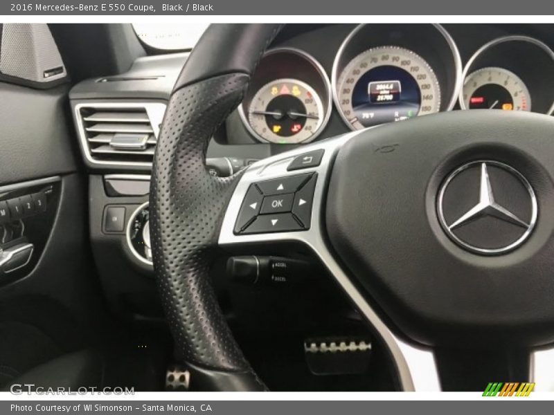 Black / Black 2016 Mercedes-Benz E 550 Coupe