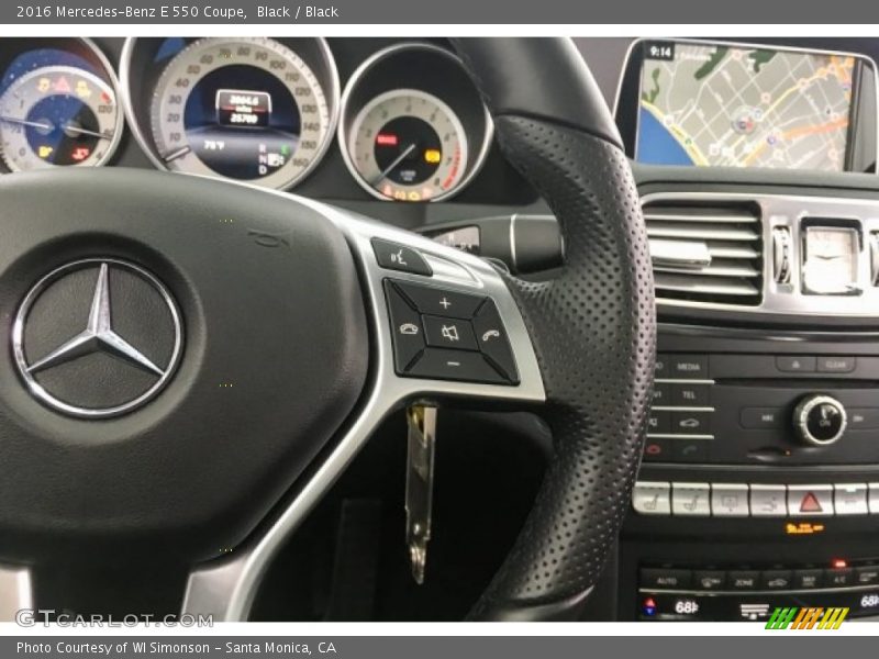 Black / Black 2016 Mercedes-Benz E 550 Coupe