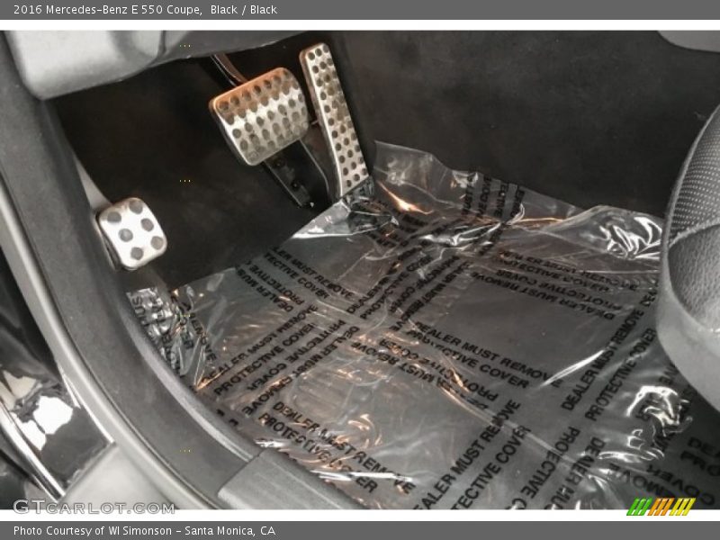 Black / Black 2016 Mercedes-Benz E 550 Coupe