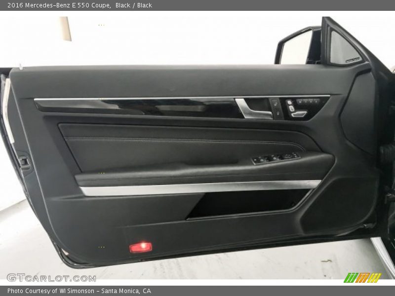 Black / Black 2016 Mercedes-Benz E 550 Coupe