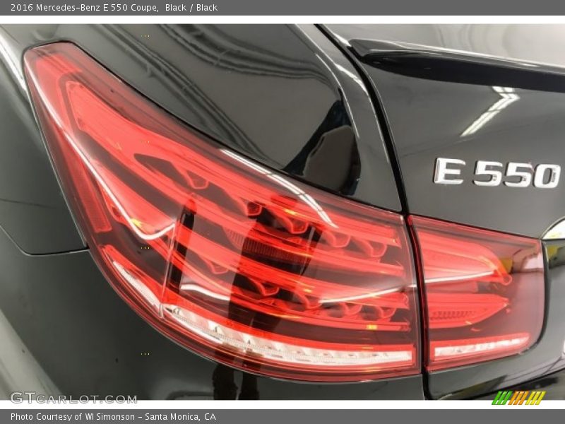 Black / Black 2016 Mercedes-Benz E 550 Coupe