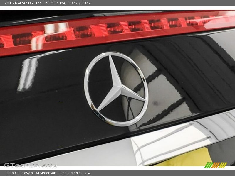 Black / Black 2016 Mercedes-Benz E 550 Coupe