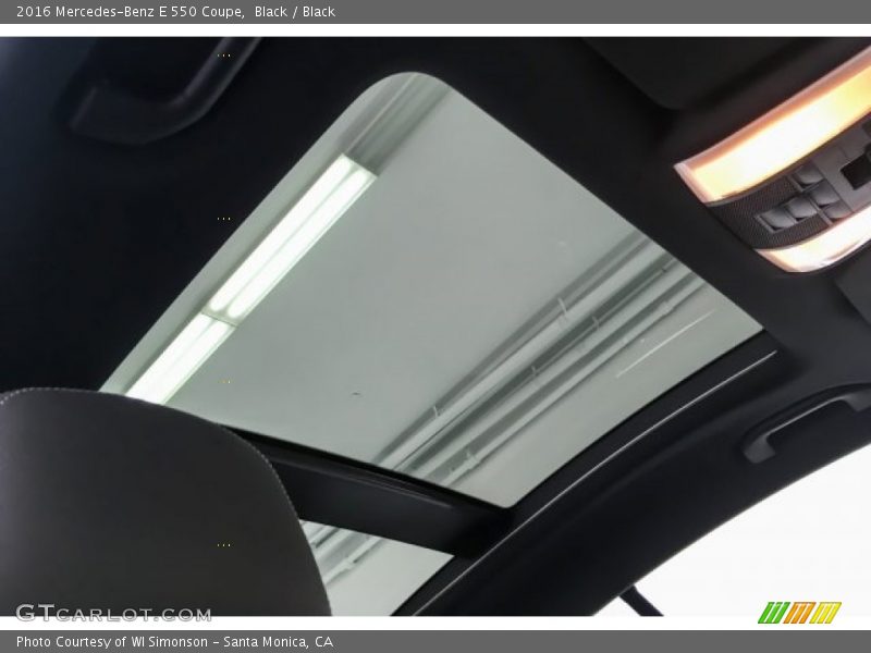 Black / Black 2016 Mercedes-Benz E 550 Coupe