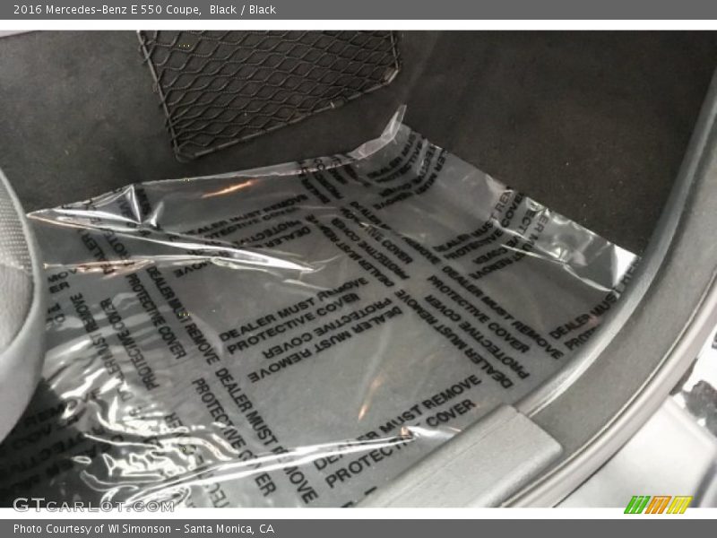 Black / Black 2016 Mercedes-Benz E 550 Coupe