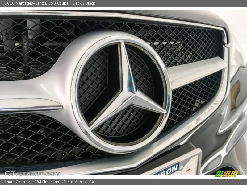 Black / Black 2016 Mercedes-Benz E 550 Coupe
