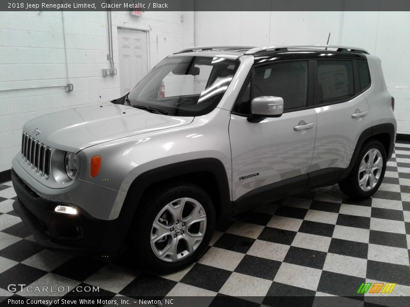 Glacier Metallic / Black 2018 Jeep Renegade Limited