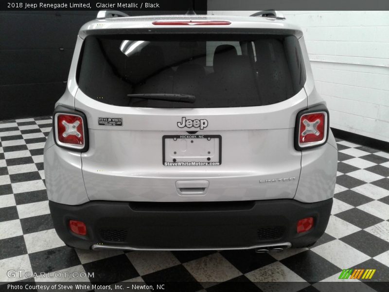 Glacier Metallic / Black 2018 Jeep Renegade Limited