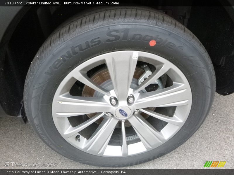 Burgundy Velvet / Medium Stone 2018 Ford Explorer Limited 4WD