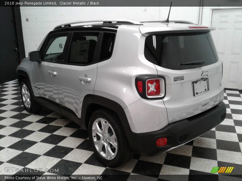 Glacier Metallic / Black 2018 Jeep Renegade Limited