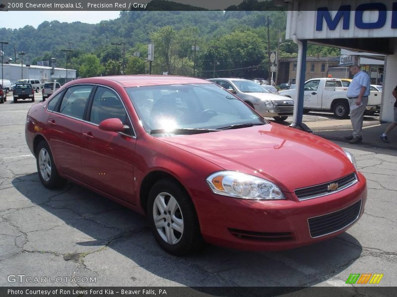 Precision Red / Gray 2008 Chevrolet Impala LS