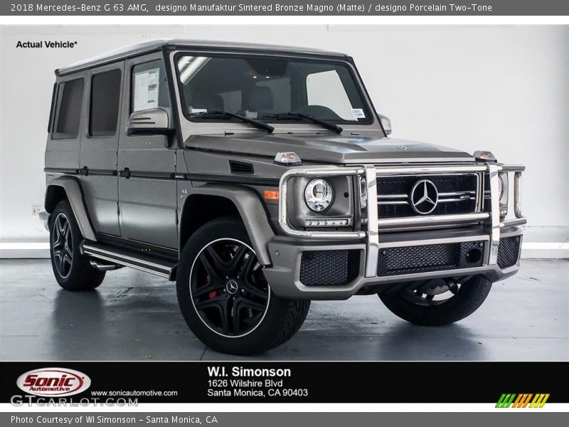 designo Manufaktur Sintered Bronze Magno (Matte) / designo Porcelain Two-Tone 2018 Mercedes-Benz G 63 AMG