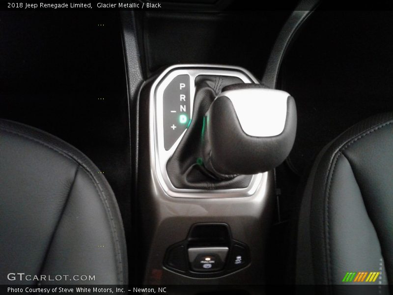 Glacier Metallic / Black 2018 Jeep Renegade Limited