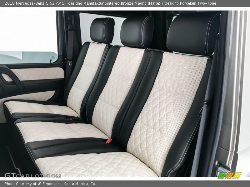 Rear Seat of 2018 G 63 AMG