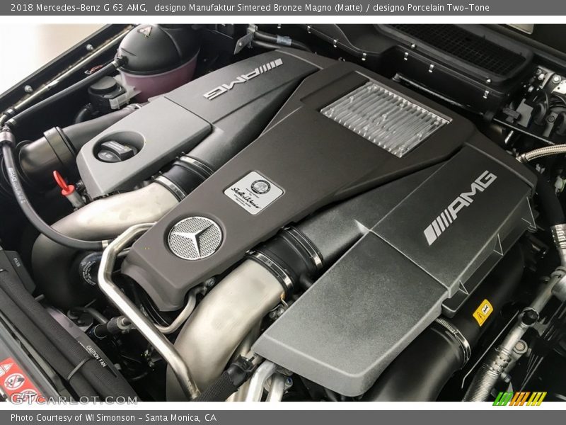  2018 G 63 AMG Engine - 5.5 Liter AMG biturbo DOHC 32-Valve VVT V8