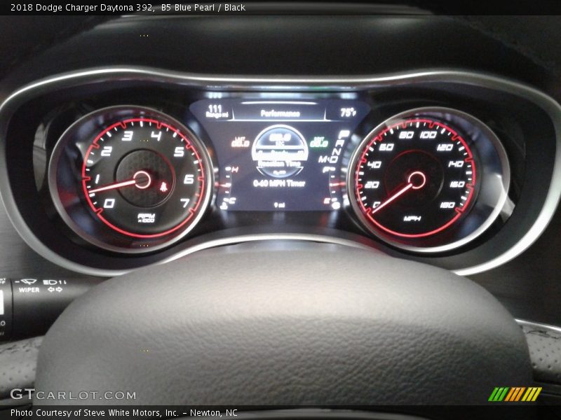 B5 Blue Pearl / Black 2018 Dodge Charger Daytona 392