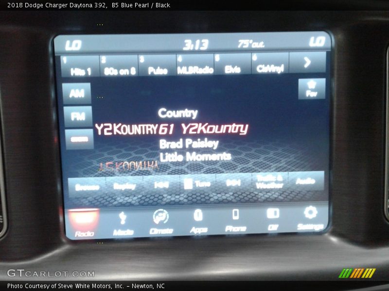 B5 Blue Pearl / Black 2018 Dodge Charger Daytona 392