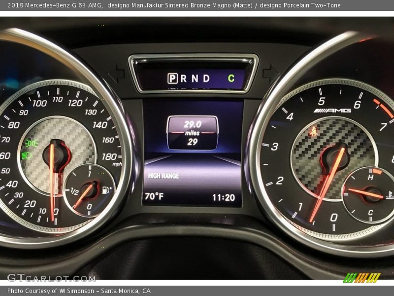  2018 G 63 AMG 63 AMG Gauges