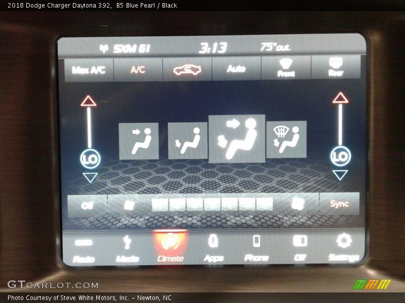 B5 Blue Pearl / Black 2018 Dodge Charger Daytona 392