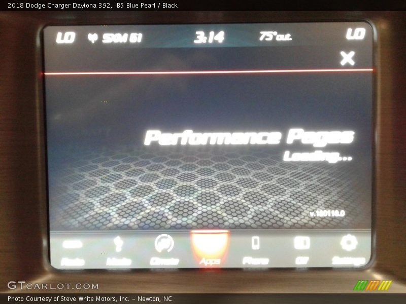B5 Blue Pearl / Black 2018 Dodge Charger Daytona 392