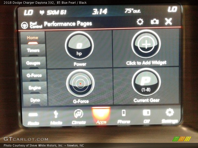 B5 Blue Pearl / Black 2018 Dodge Charger Daytona 392