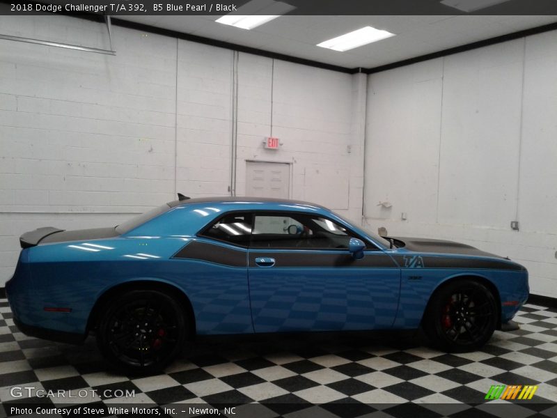 B5 Blue Pearl / Black 2018 Dodge Challenger T/A 392