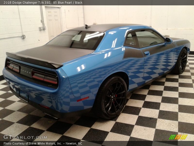 B5 Blue Pearl / Black 2018 Dodge Challenger T/A 392