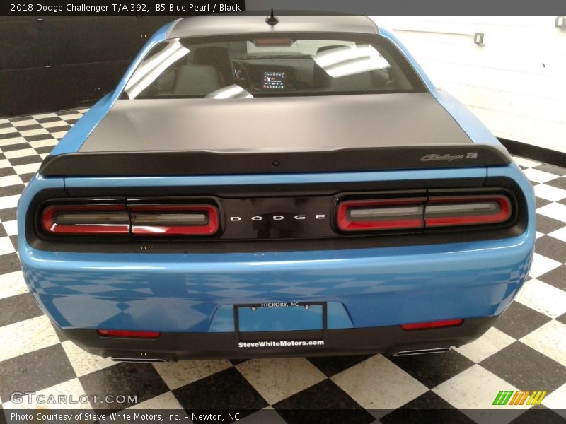 B5 Blue Pearl / Black 2018 Dodge Challenger T/A 392