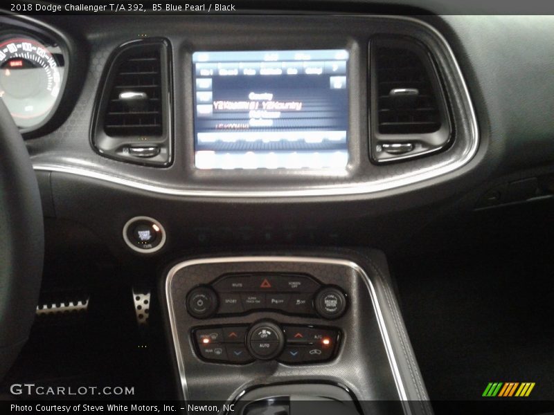 B5 Blue Pearl / Black 2018 Dodge Challenger T/A 392