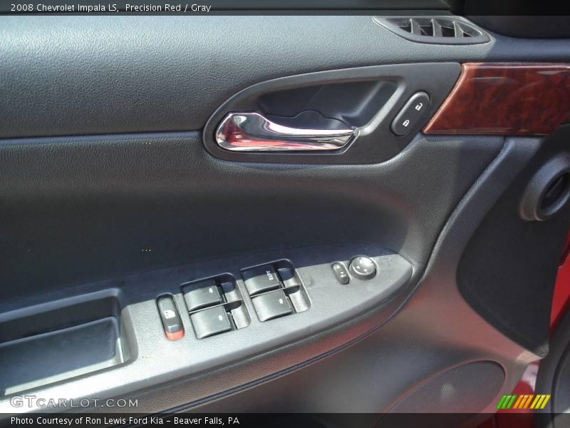 Precision Red / Gray 2008 Chevrolet Impala LS