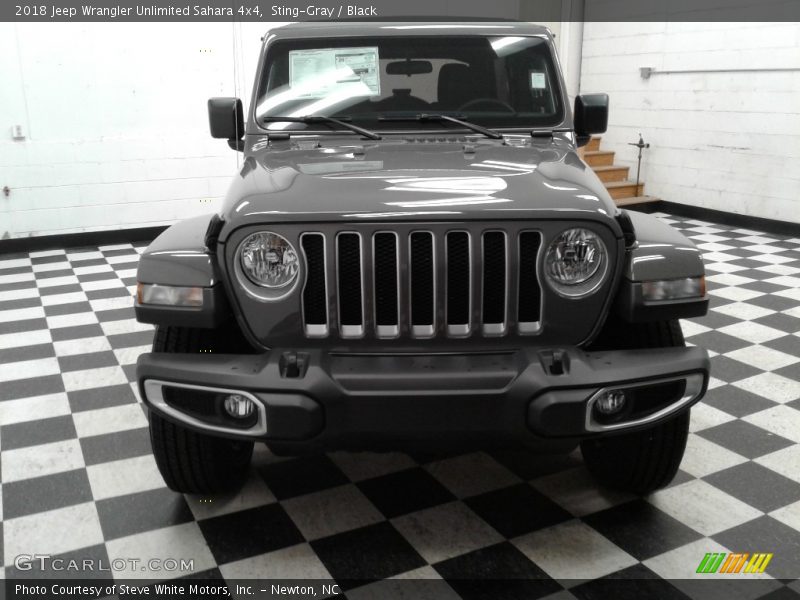 Sting-Gray / Black 2018 Jeep Wrangler Unlimited Sahara 4x4