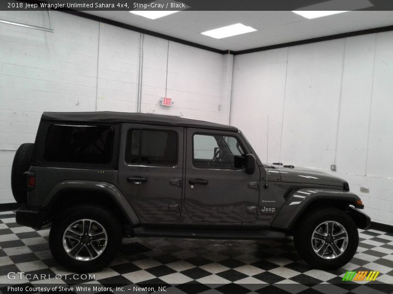 Sting-Gray / Black 2018 Jeep Wrangler Unlimited Sahara 4x4