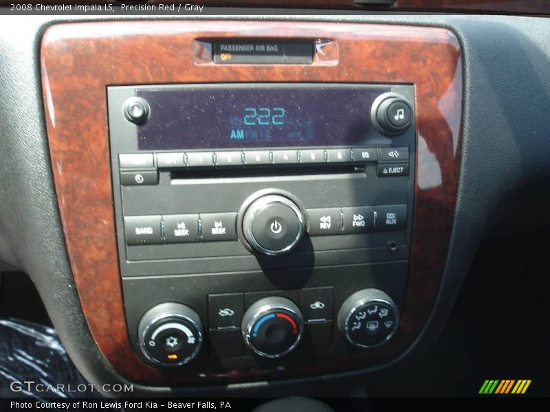 Precision Red / Gray 2008 Chevrolet Impala LS