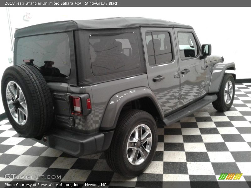 Sting-Gray / Black 2018 Jeep Wrangler Unlimited Sahara 4x4