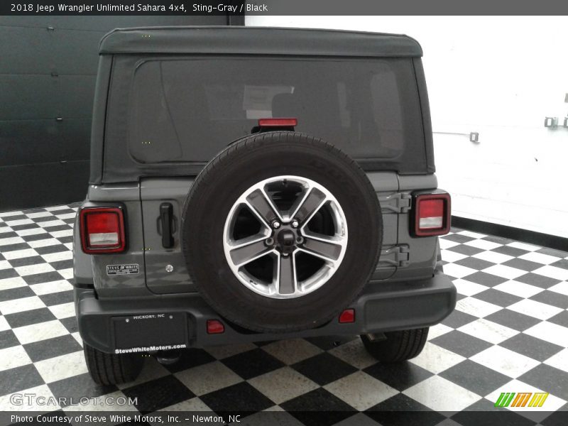 Sting-Gray / Black 2018 Jeep Wrangler Unlimited Sahara 4x4