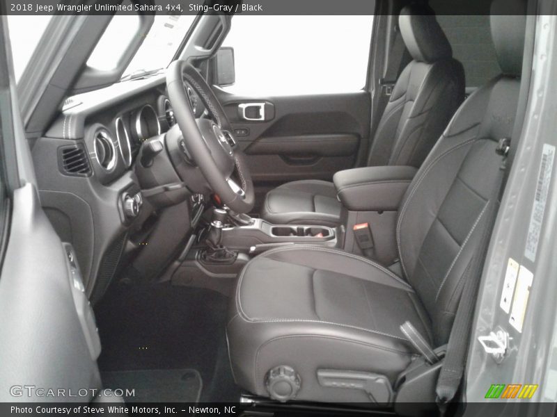 Front Seat of 2018 Wrangler Unlimited Sahara 4x4