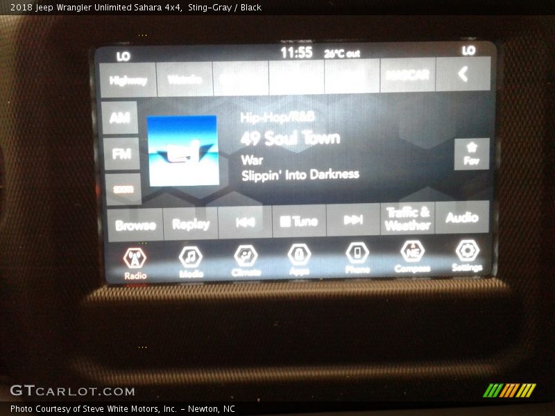 Sting-Gray / Black 2018 Jeep Wrangler Unlimited Sahara 4x4