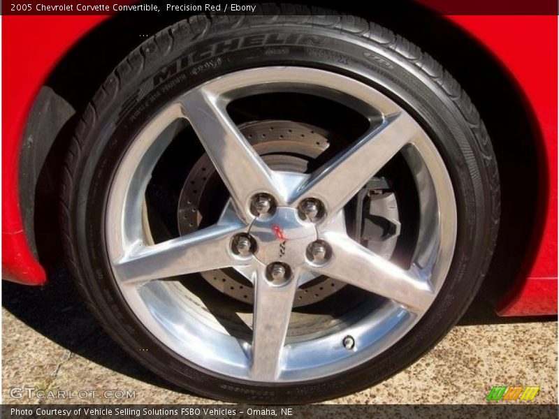 Precision Red / Ebony 2005 Chevrolet Corvette Convertible