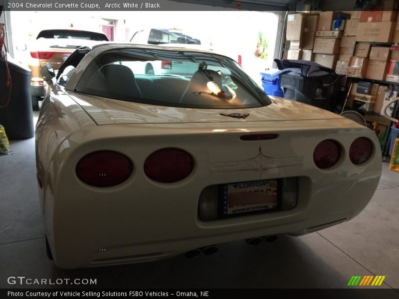 Arctic White / Black 2004 Chevrolet Corvette Coupe