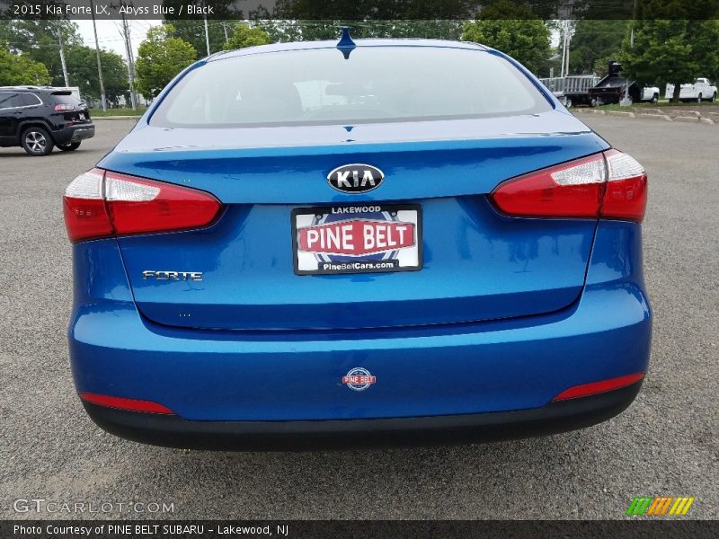 Abyss Blue / Black 2015 Kia Forte LX