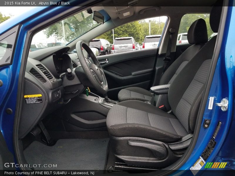 Abyss Blue / Black 2015 Kia Forte LX