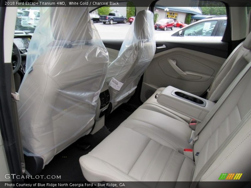 White Gold / Charcoal Black 2018 Ford Escape Titanium 4WD