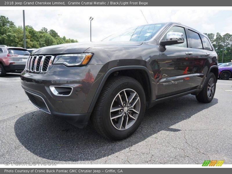 Granite Crystal Metallic / Black/Light Frost Beige 2018 Jeep Grand Cherokee Limited