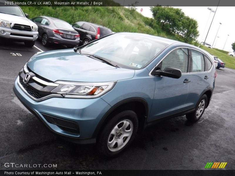 Mountain Air Metallic / Beige 2015 Honda CR-V LX AWD