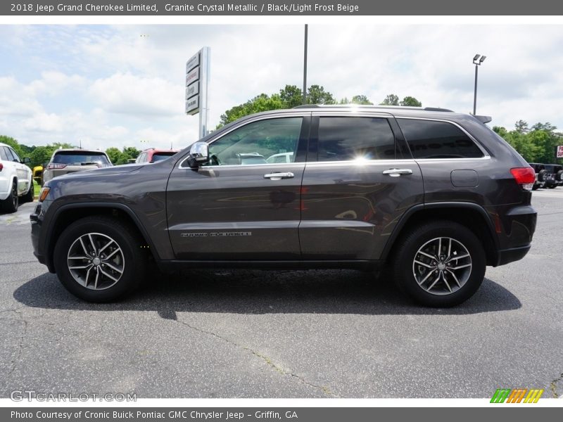 Granite Crystal Metallic / Black/Light Frost Beige 2018 Jeep Grand Cherokee Limited
