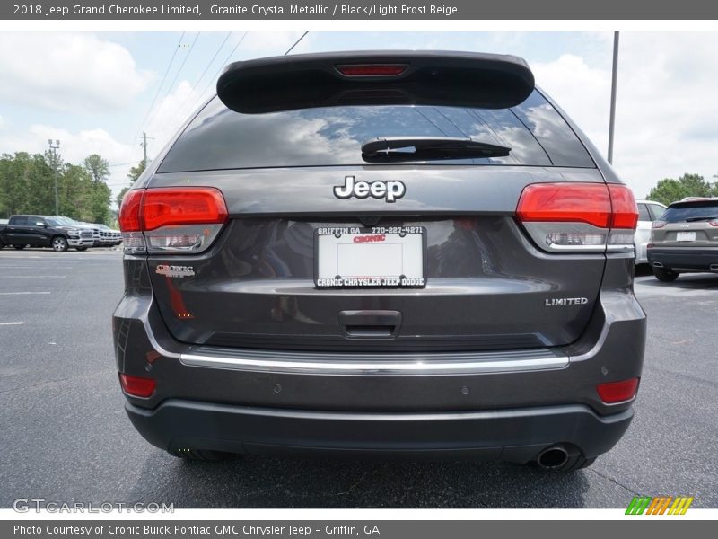 Granite Crystal Metallic / Black/Light Frost Beige 2018 Jeep Grand Cherokee Limited