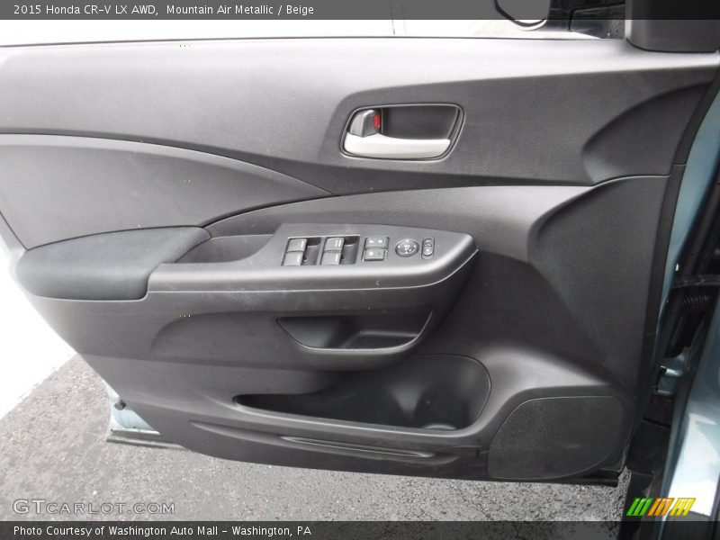 Mountain Air Metallic / Beige 2015 Honda CR-V LX AWD