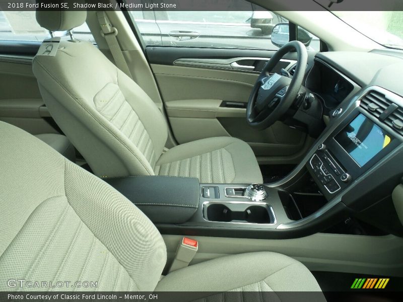 Shadow Black / Medium Light Stone 2018 Ford Fusion SE