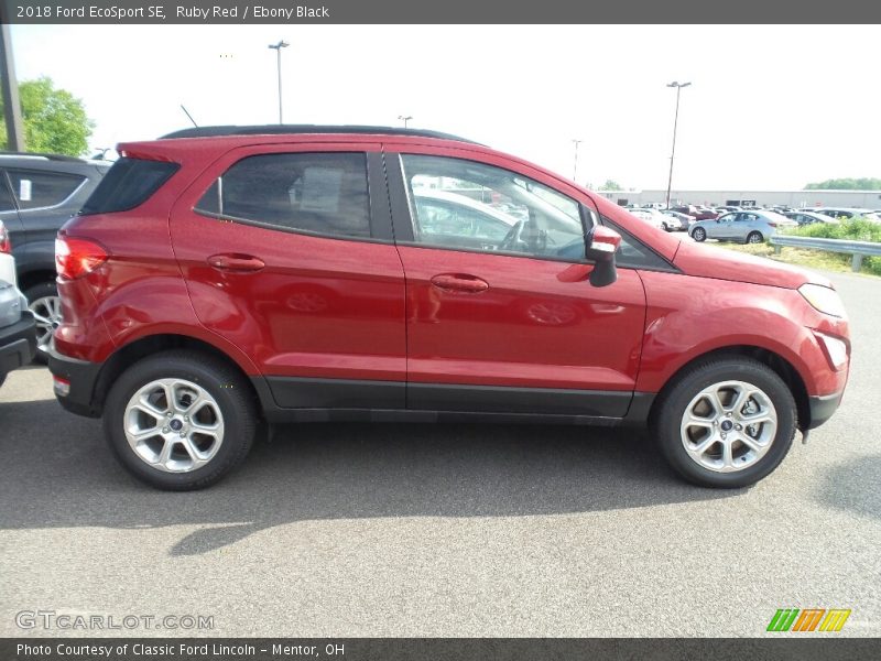 Ruby Red / Ebony Black 2018 Ford EcoSport SE