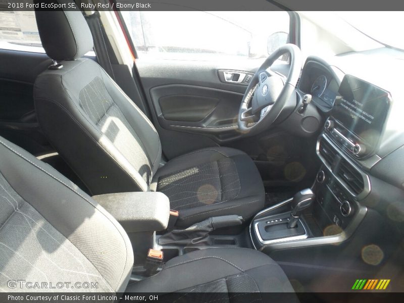 Ruby Red / Ebony Black 2018 Ford EcoSport SE